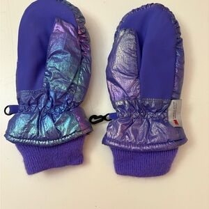 Girls 3M Iridescent Winter mittens